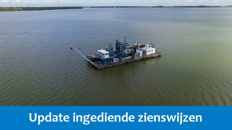 Bericht Update ingediende zienswijzen: Programma Zandwinning IJsselmeergebied 2025-2050 bekijken